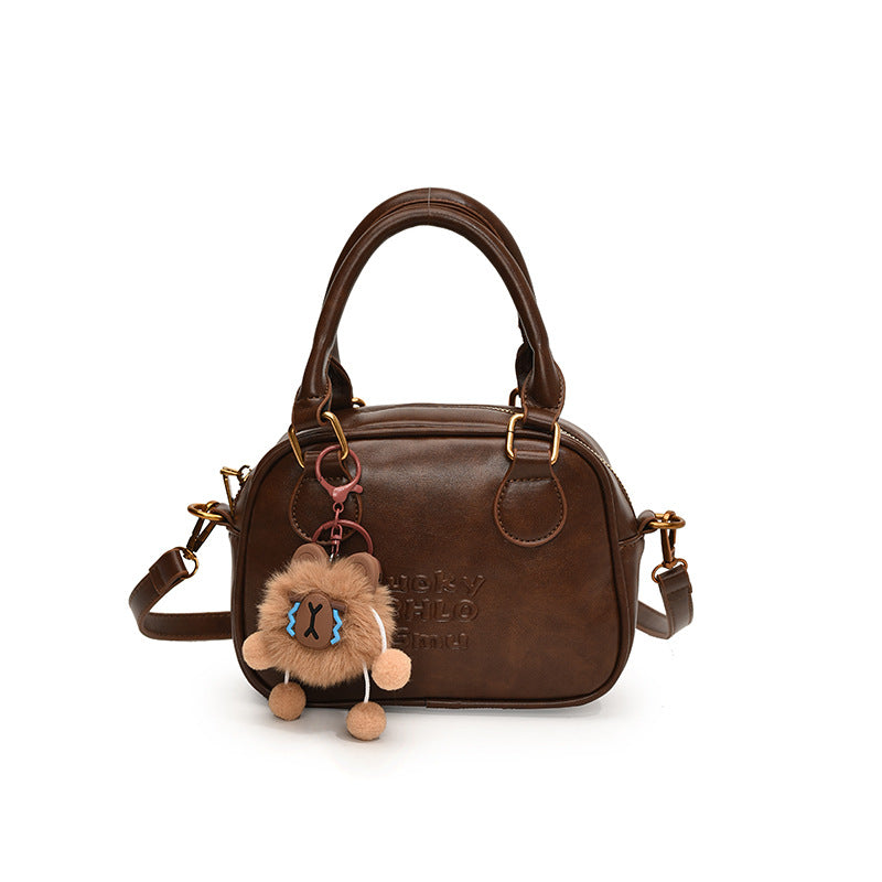 Women's Niche Retro Textured Pillow Fashion For Crossbody Bags
