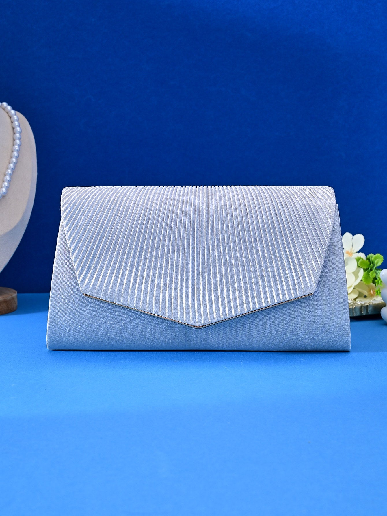 Silk Texture Pleated Dinner Simple Fashion Bags