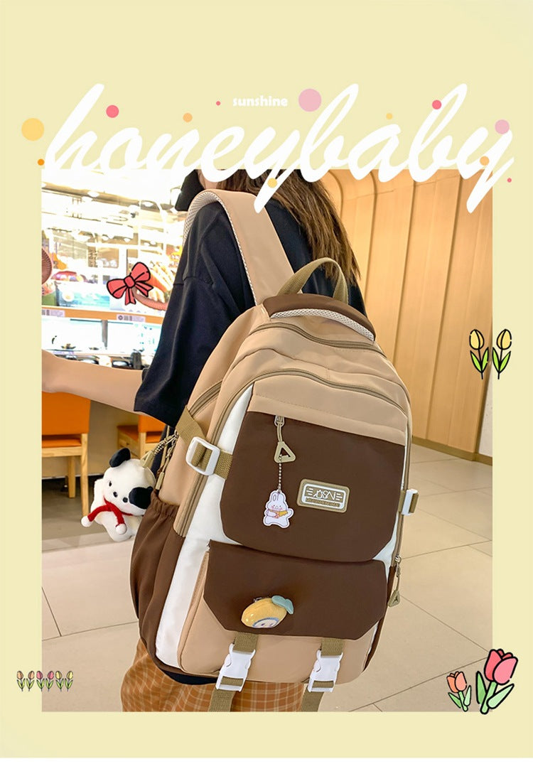 Female University Style Large Capacity Korean College Middle School Students' Schoolbags
