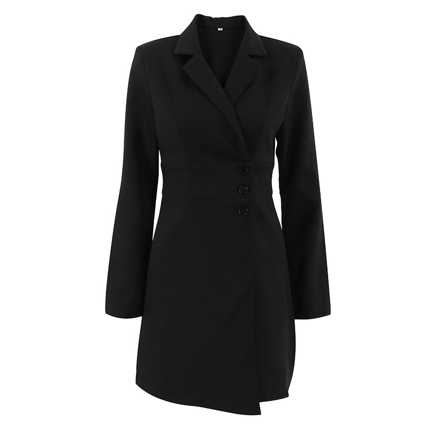 Women's Black Business Dress Style Commuter Design Dresses