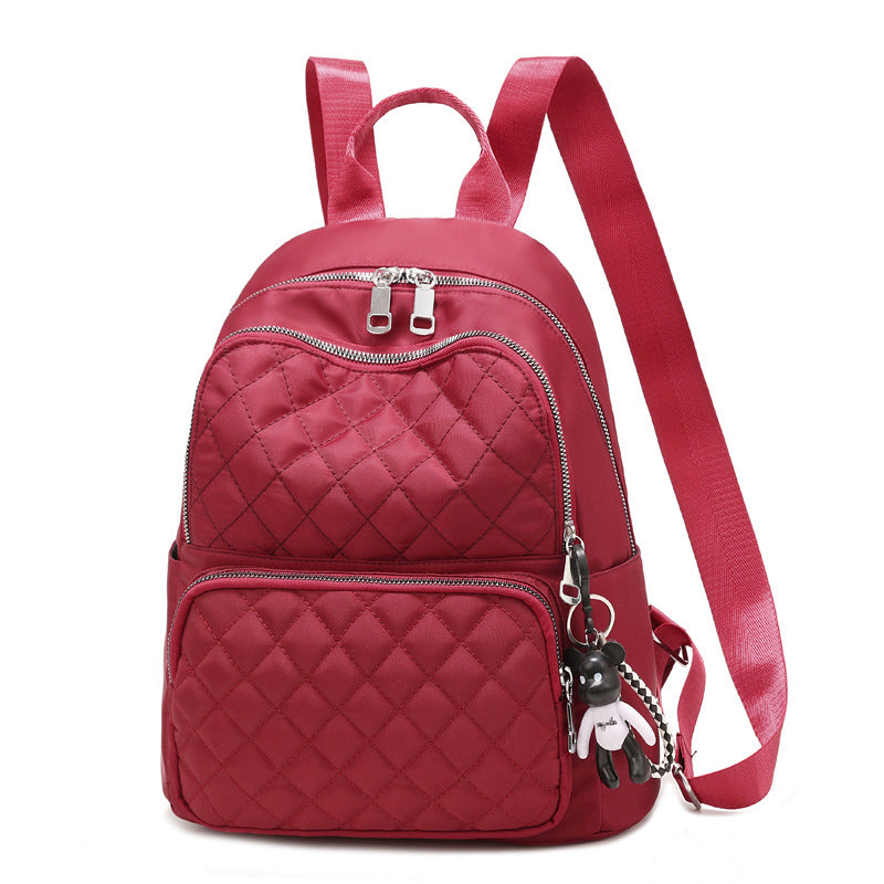 Women's Cloth Fashion Embroidery Thread Female Korean Backpacks