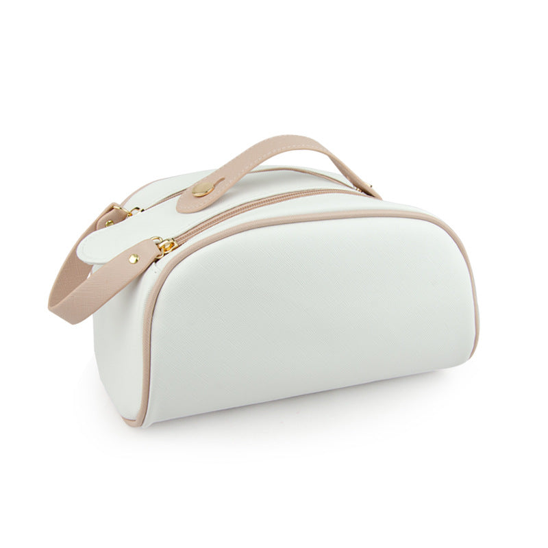 Good-looking Double Zipper Pillow Portable Waterproof Cosmetic Bags