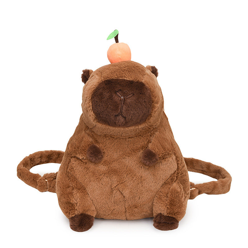 Cute Flower Capybara Large Capibara Plush Bags