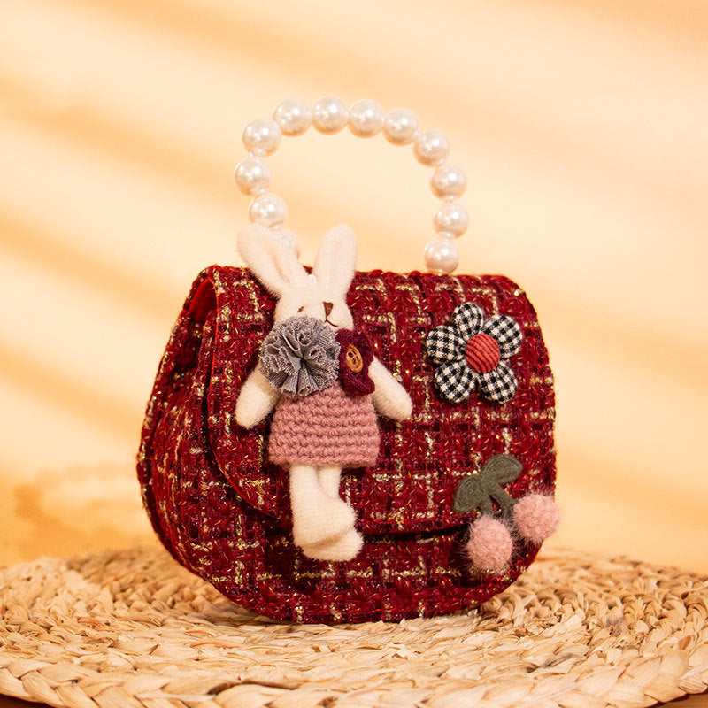 Classic Style Princess Pearl Hand Trendy Crossbody Bags