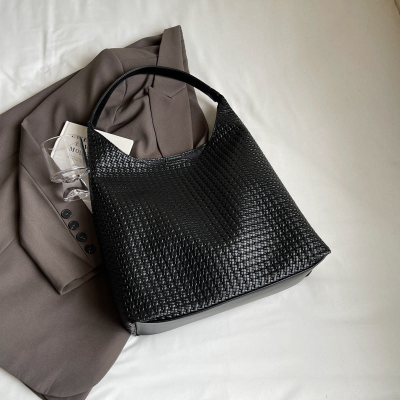 Women's Loose Large Capacity Fashion Brown Retro Crossbody Bags