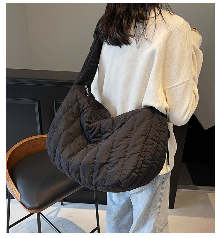 Korean Style Cloud Bubble Down Puff Crossbody Bags