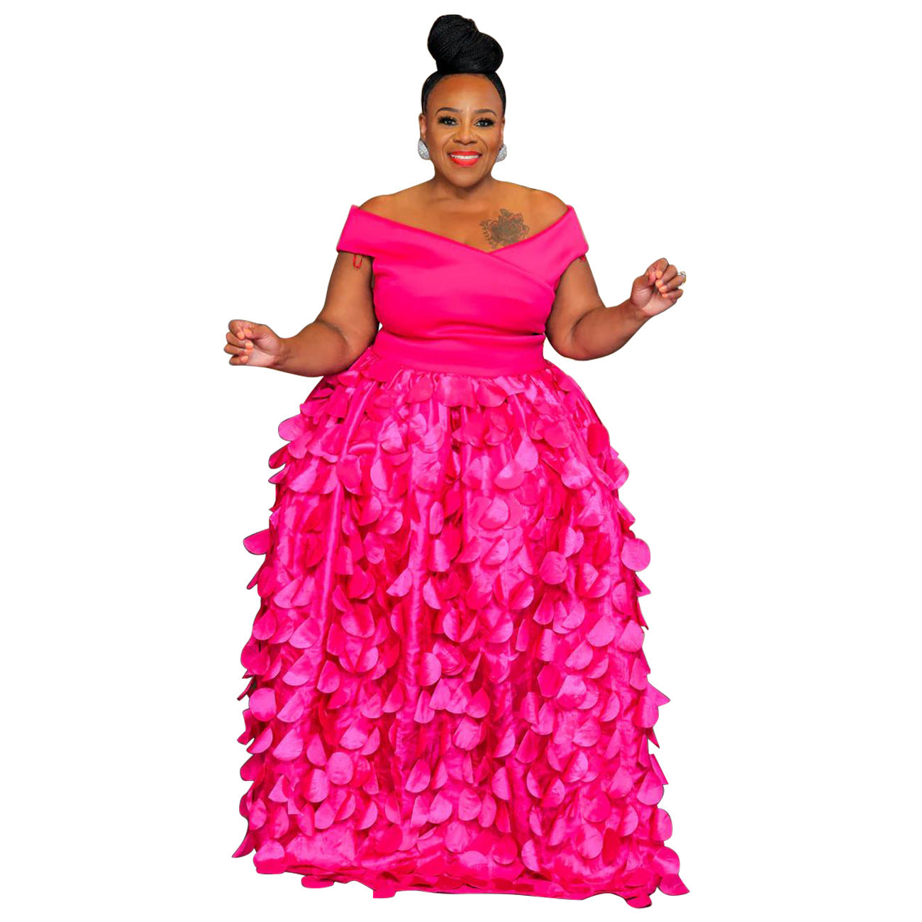 Women's African Dress High Waist Slimming Temperament Dresses