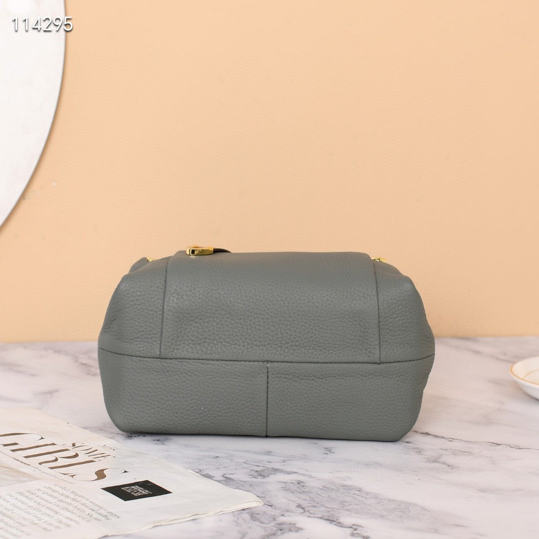 Women's Boston Pillow Genuine Leather Soft Western Shoulder Bags
