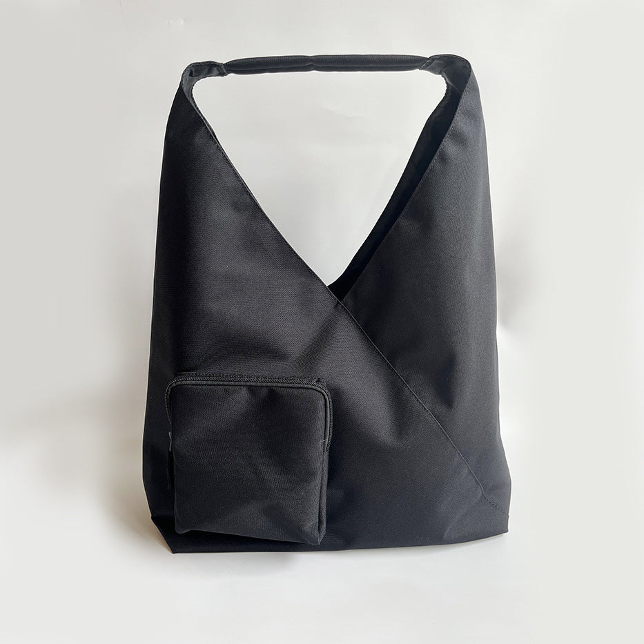 Quality Goods Large Solid Color Black Female Shoulder Bags