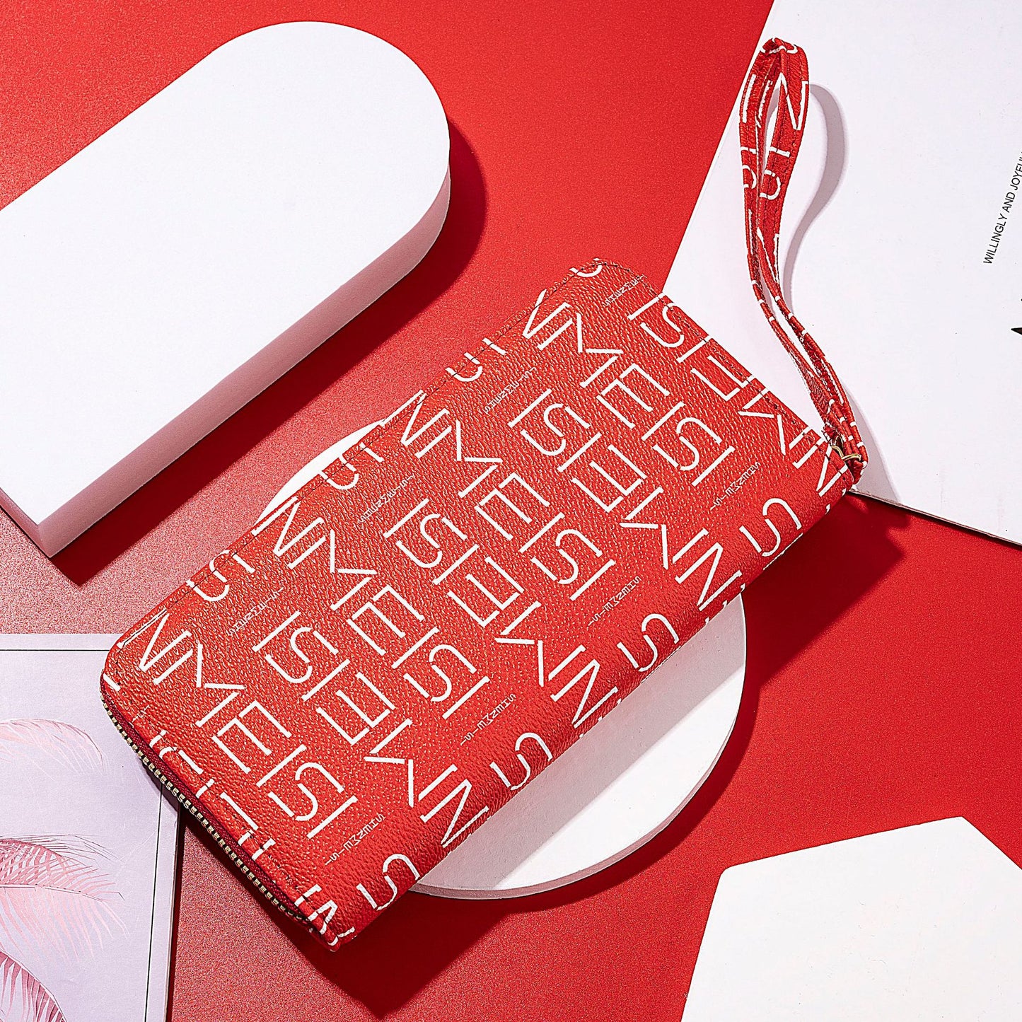 Women's Korean Style Wrist Son Mother Long Zipper Ladies Wallets