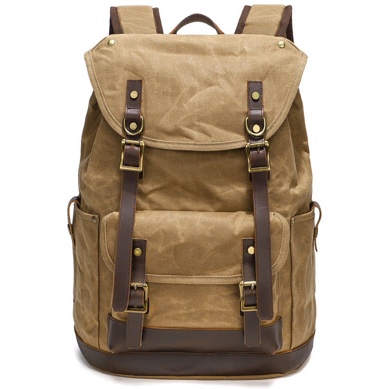 Men's Trendy Retro Computer Large Capacity Waterproof Backpacks