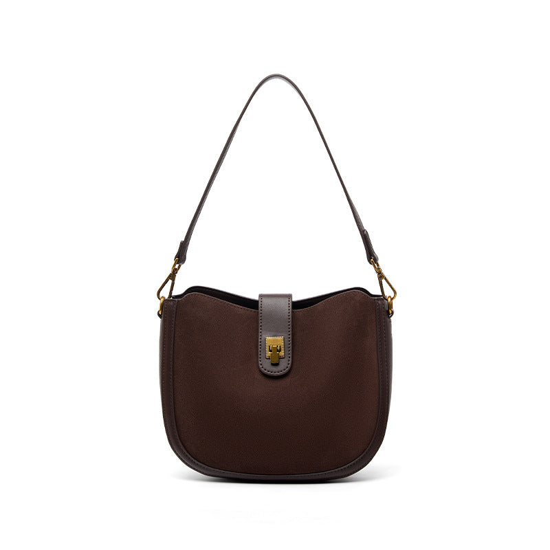 Women's Leather Saddle Fashion High-grade Versatile Design Bags