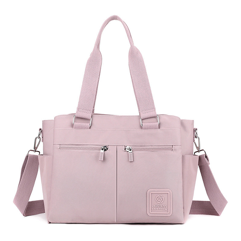 Women's Large Capacity Totes Simple Nylon Portable Shoulder Bags