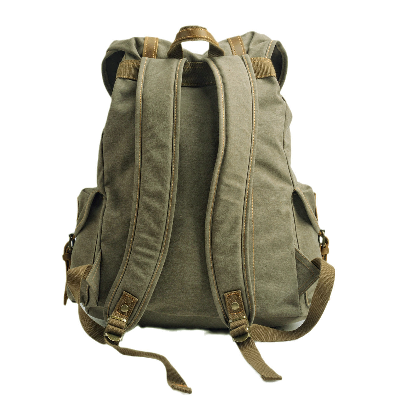 Men's Retro Canvas Large Capacity Early High Backpacks