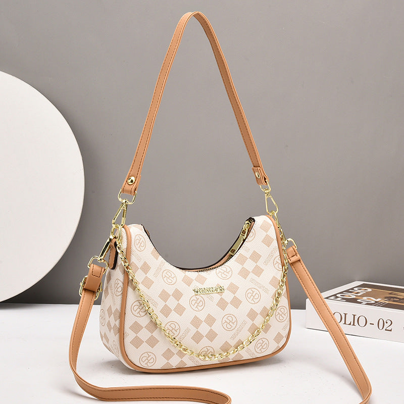 Women's Underarm Stylish Texture Fashion One Armpit Bags