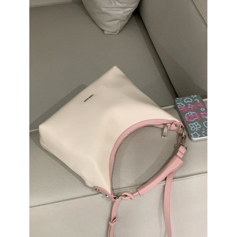 Women's Large Capacity Design Pink Commuter Portable Crossbody Bags