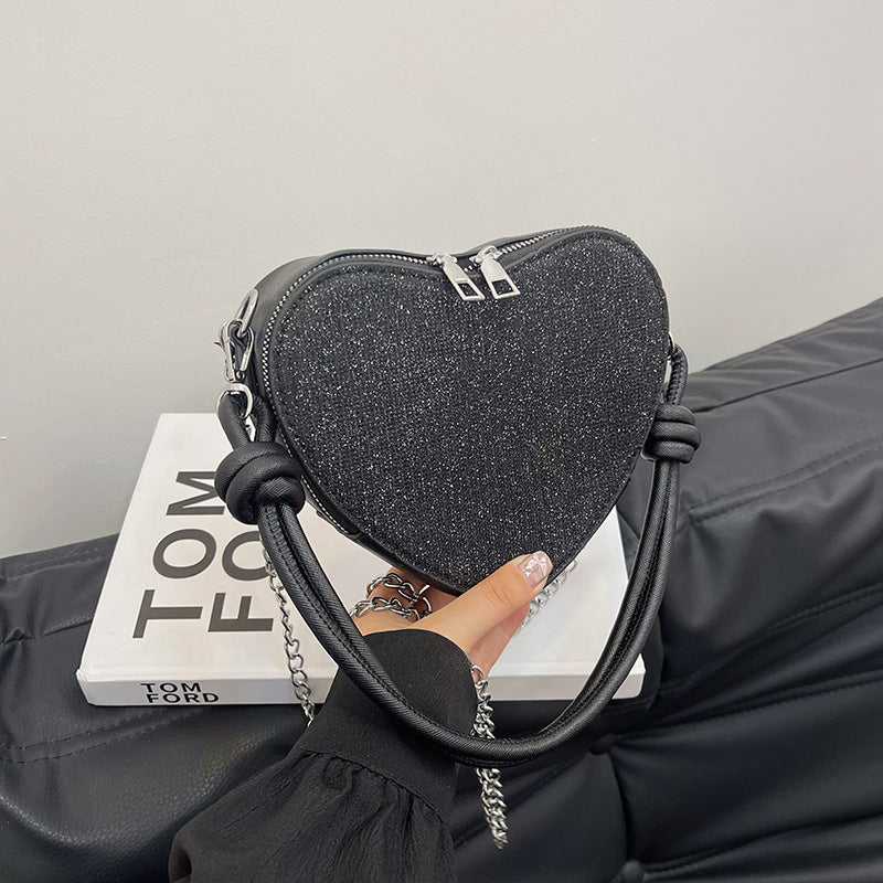 Korean Style Light Diamond Fashionable Stylish Love Niche Bags