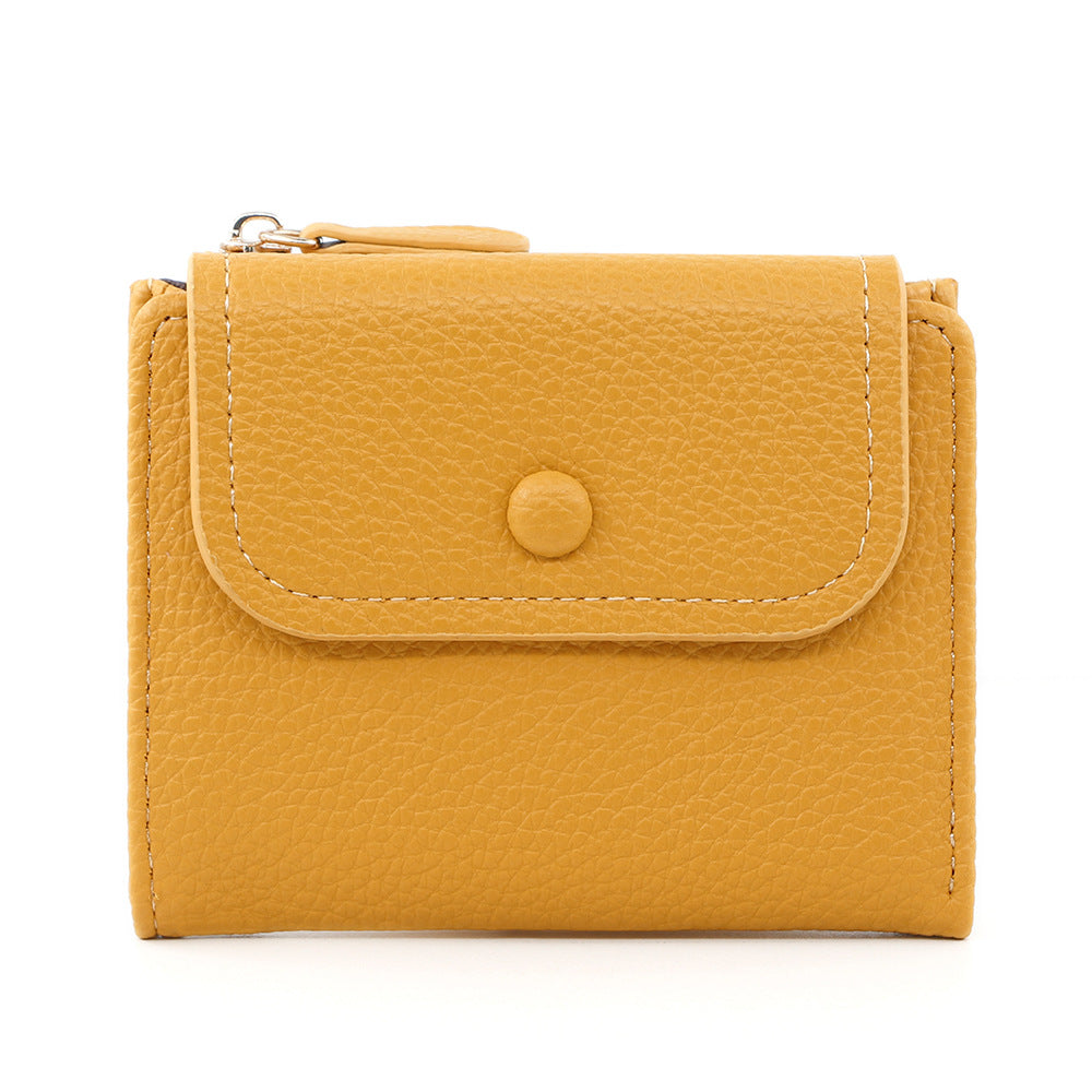 Women's Zipper Niche Creative Style Multifunctional Fashion Litchi Ladies Wallets