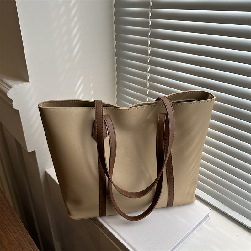Women's High-grade Soft Surface Fashionable Large Capacity Tote Bags