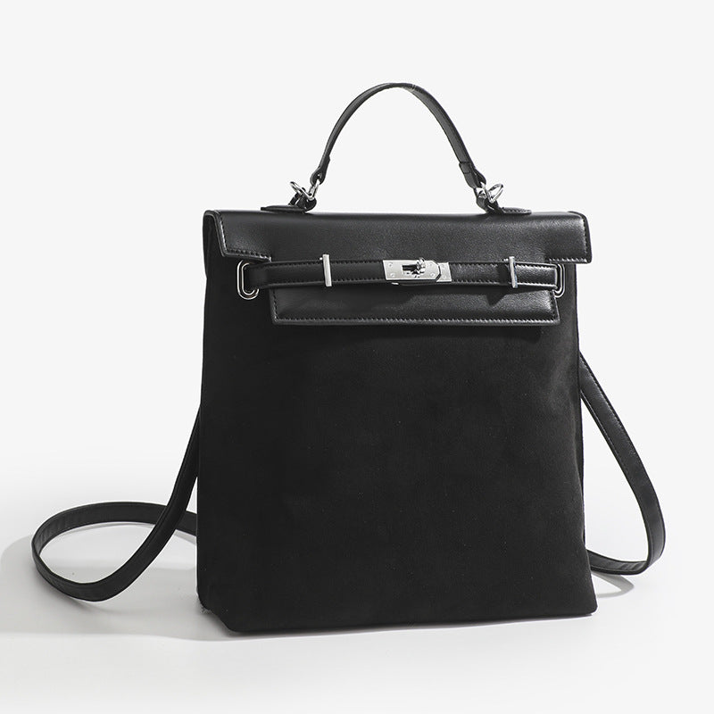 Women's Large Capacity Vintage Frosted Cow Leather Backpacks