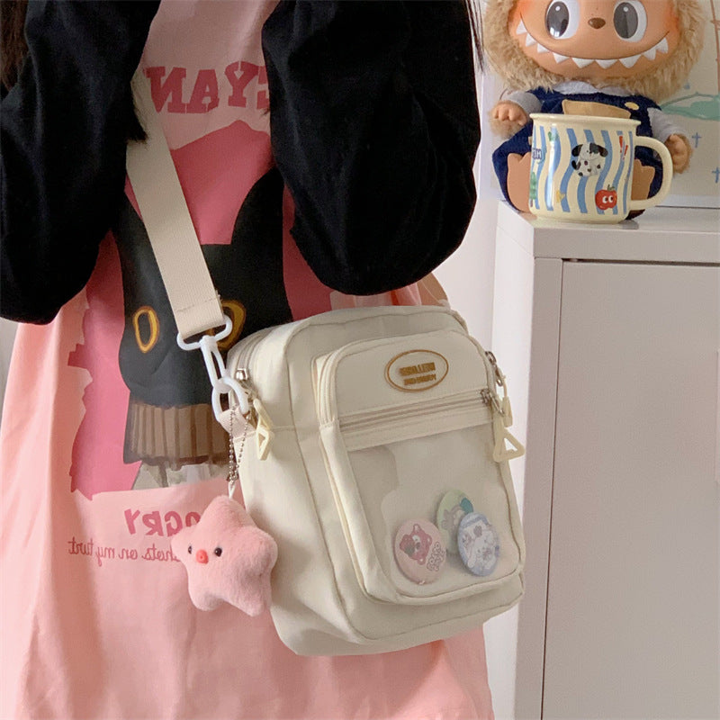 Transparent Millet Cartoon Pouch Tide Comic Crossbody Bags