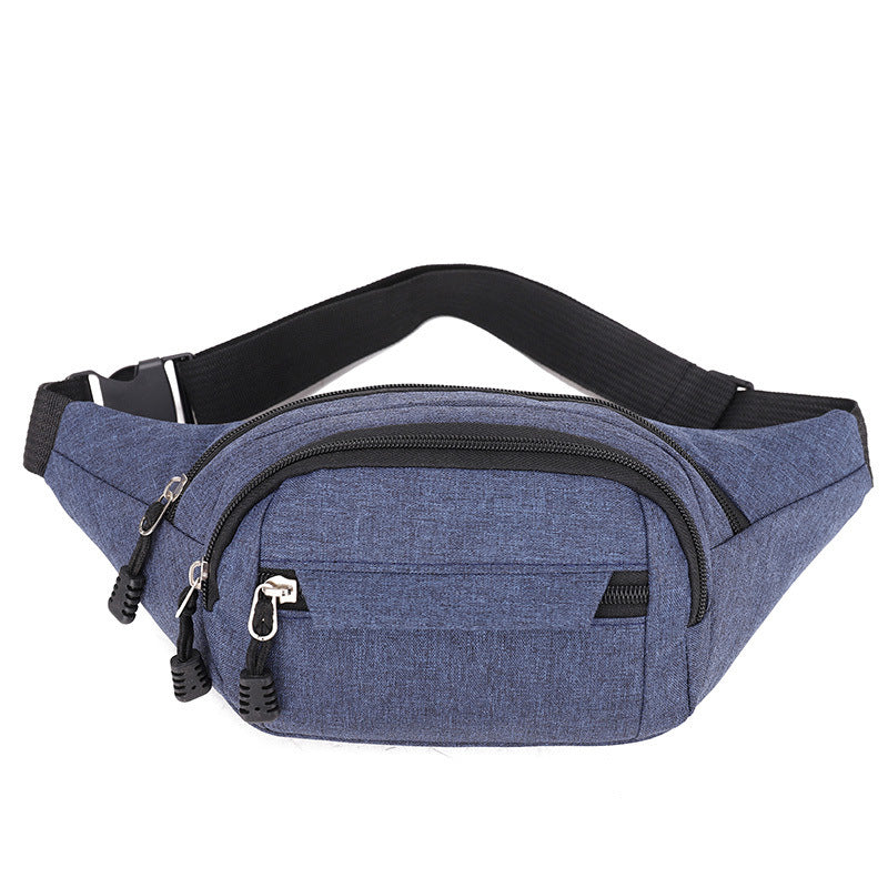 Men's Canvas Lady Mobile Large Capacity Multifunctional Men's Chest Bags