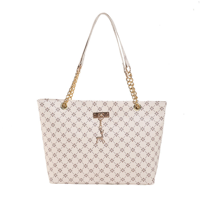 Women's Large Capacity Fashion Commuter Vintage Chain Crossbody Bags
