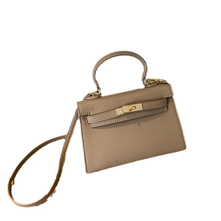 Women's Soft Leather Fashion Portable Kelly Fashionable Handbags