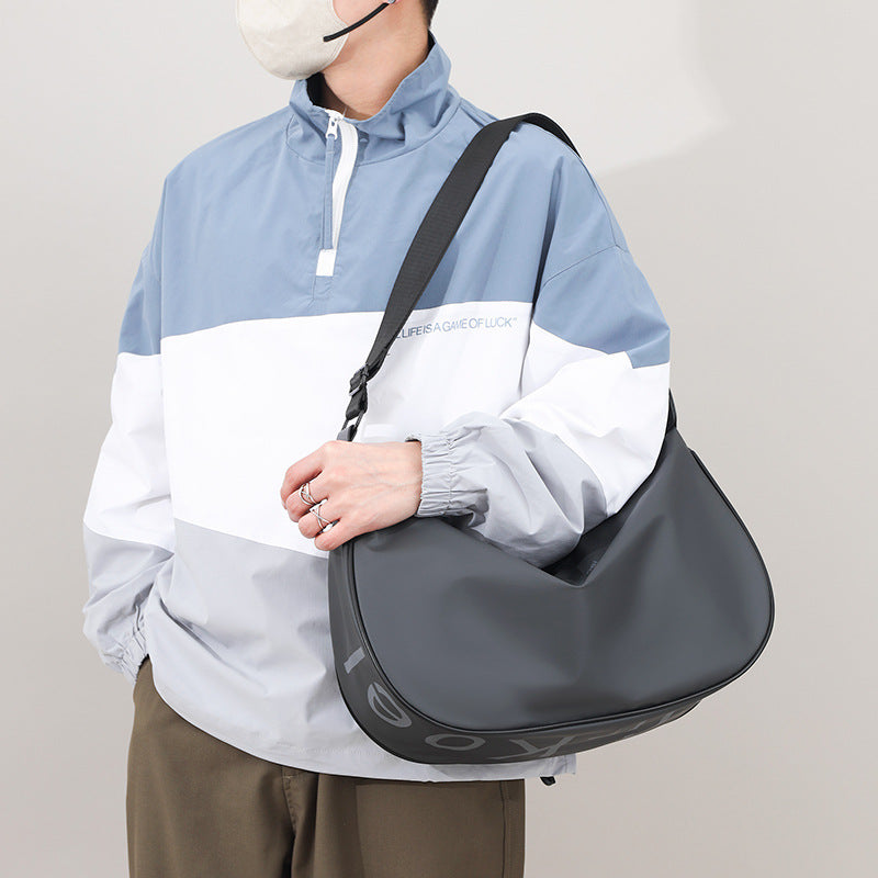 Men's Fashion Simple Waterproof Large Capacity Men's Messenger Bags