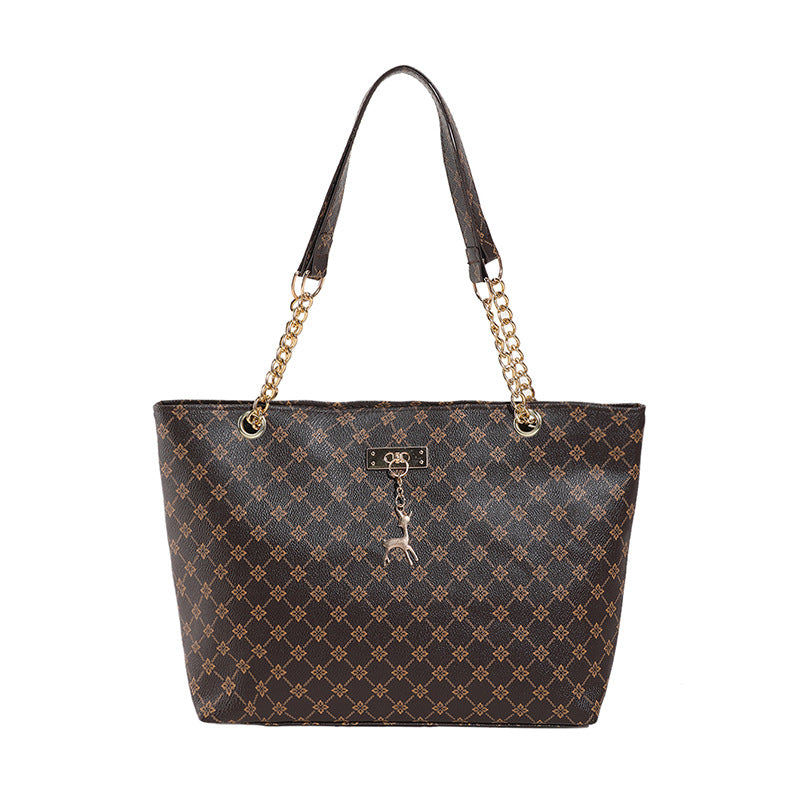 Women's Large Capacity Fashion Commuter Vintage Chain Crossbody Bags
