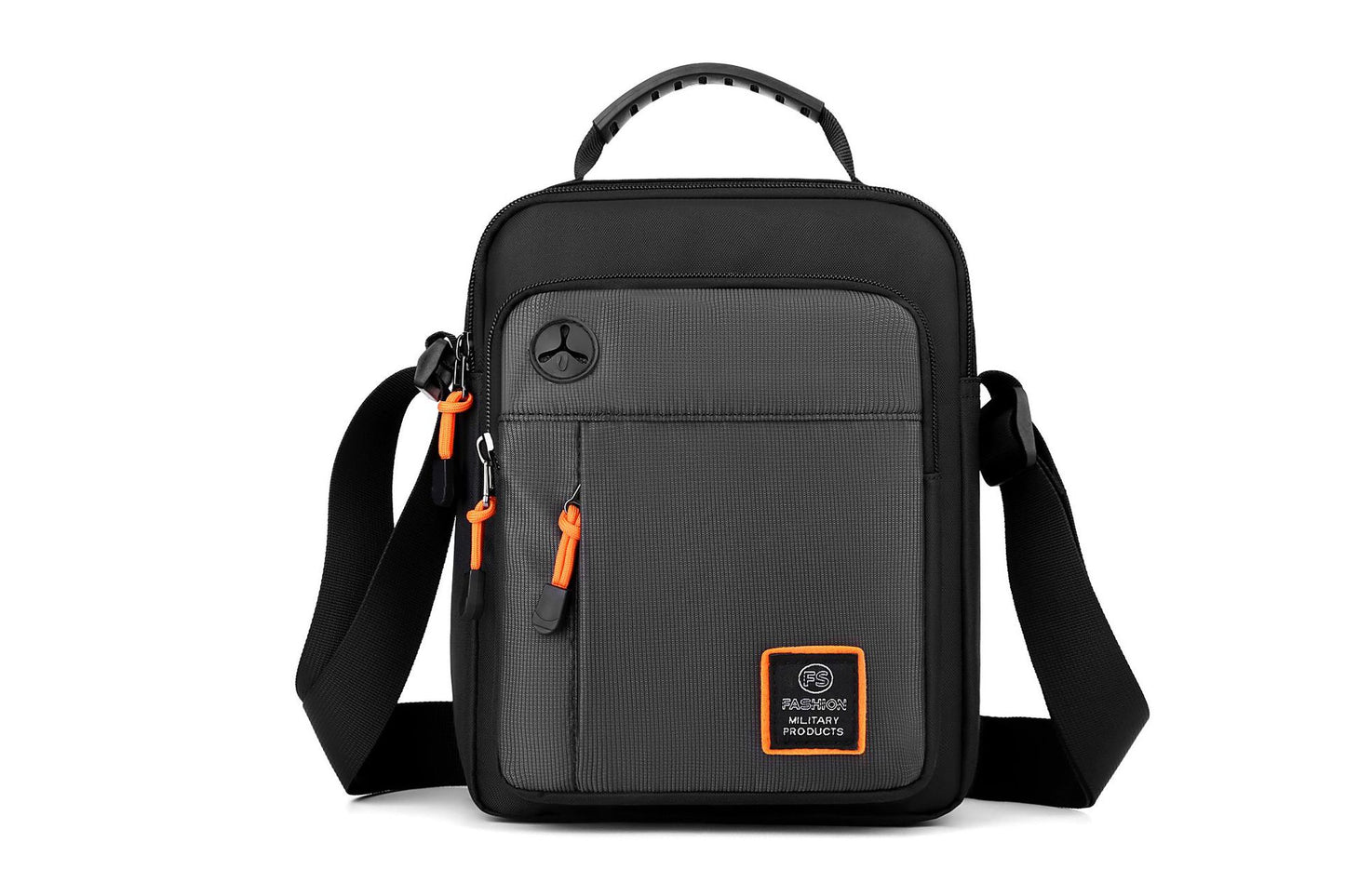 Men's Fashion Waterproof Vertical Simple Trendy Shoulder Bags