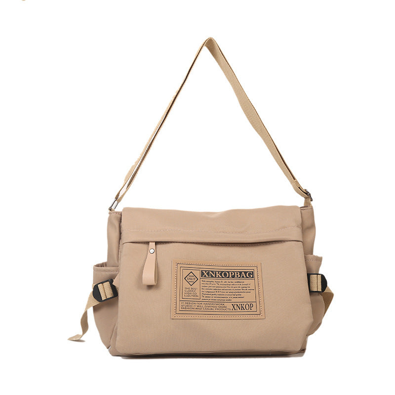 Style Fashion Personalized Work Clothes Contrast Shoulder Bags