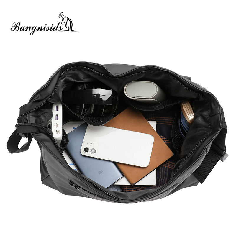 Men's Spring Fashion Large Capacity Lightweight Leisure Men's Shoulder Bags