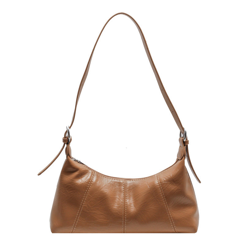 Women's Niche Large Capacity Dumpling Korean Retro Bags