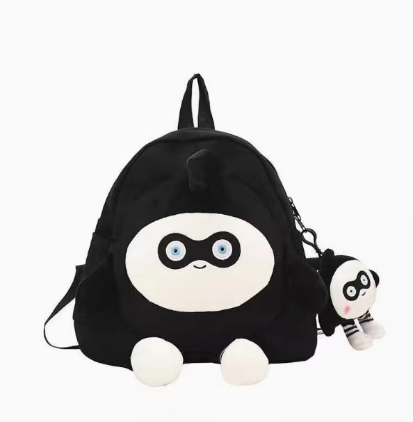 Women's Cartoon Doll Canvas Large Capacity Cute Backpacks