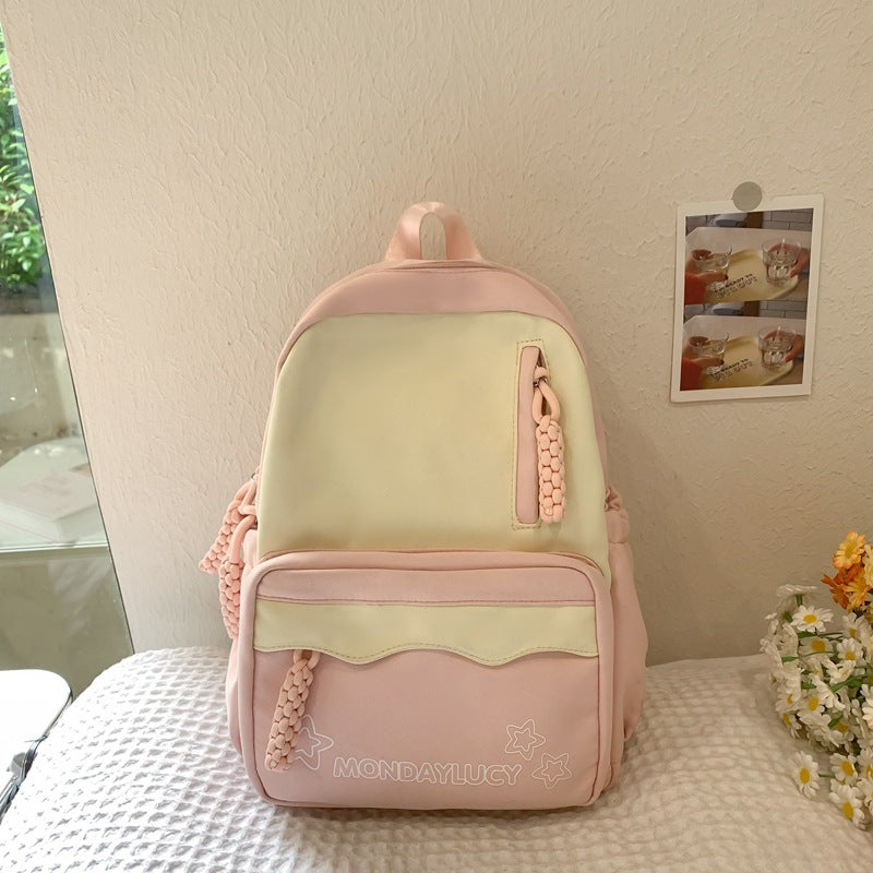 Soft Bubble Show Female College Convenient Backpacks