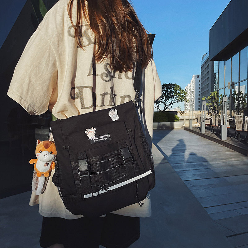 Women's & Men's & Reflective Tooling Fashion Style Large Men's Messenger Bags
