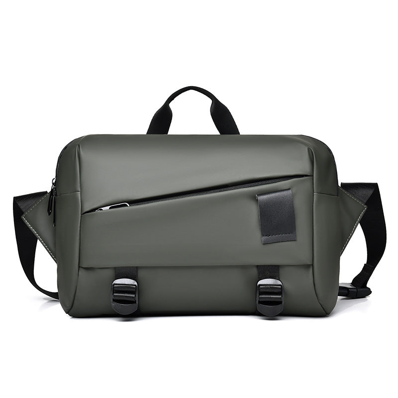 Men's Large Capacity Trendy Versatile Motorcycle Simple Men's Shoulder Bags