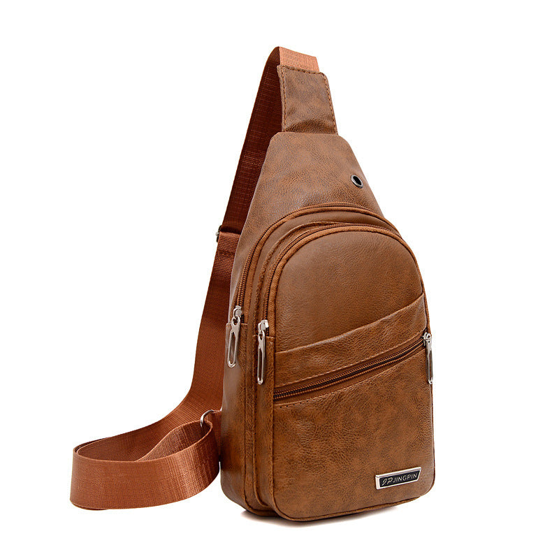 Women's & Men's & Retro Riding Cross Body Men's Chest Bags