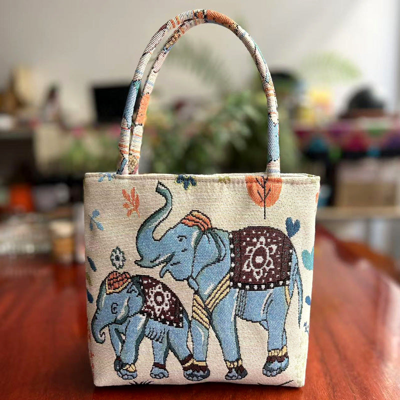 Ethnic Style Sofa Slipcover Embroidery Fresh Handbags