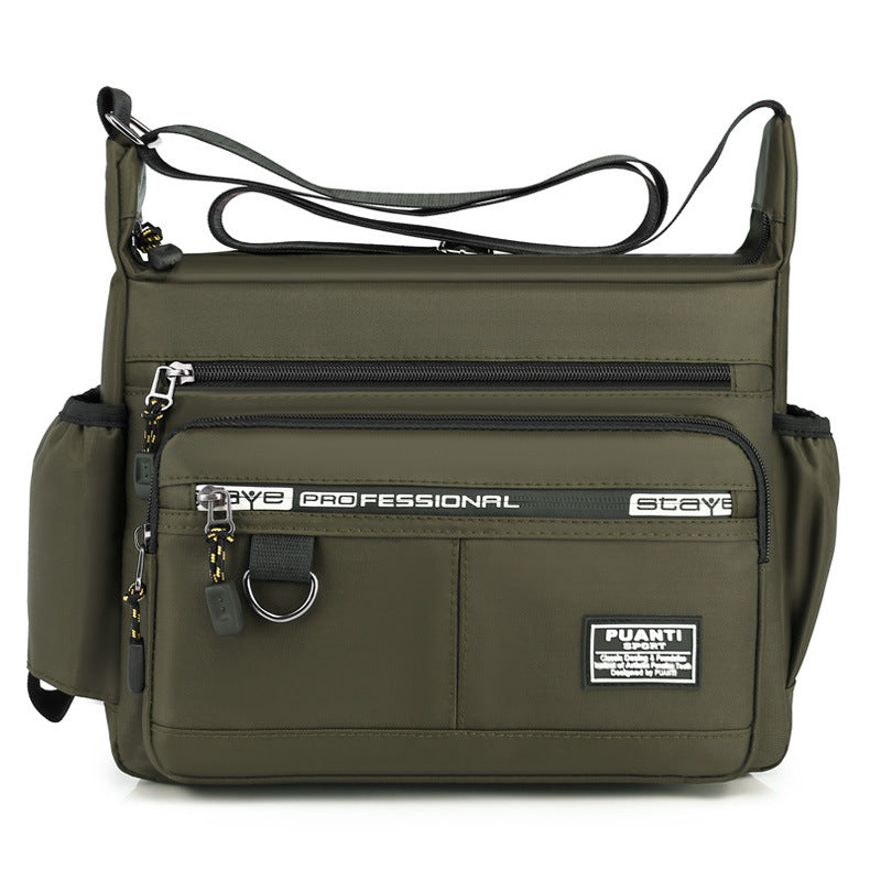 Men's Large Capacity Waterproof Hard-wearing Commute Men's Shoulder Bags