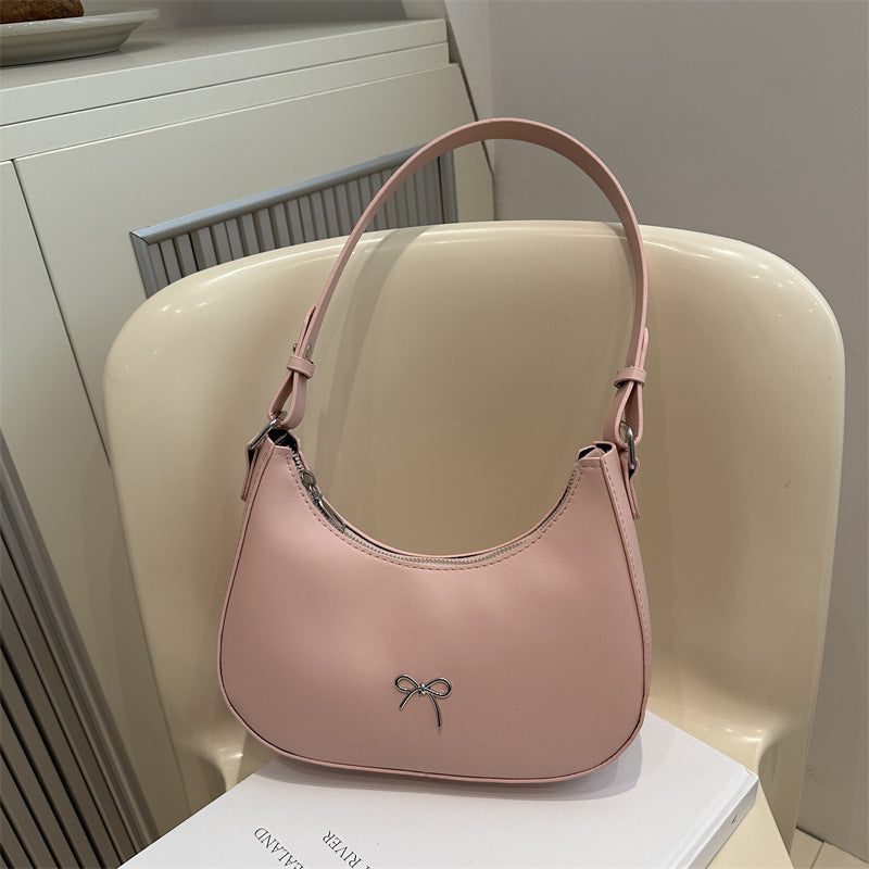 Women's High-grade Underarm Autumn Fashion Design Baguette Bags