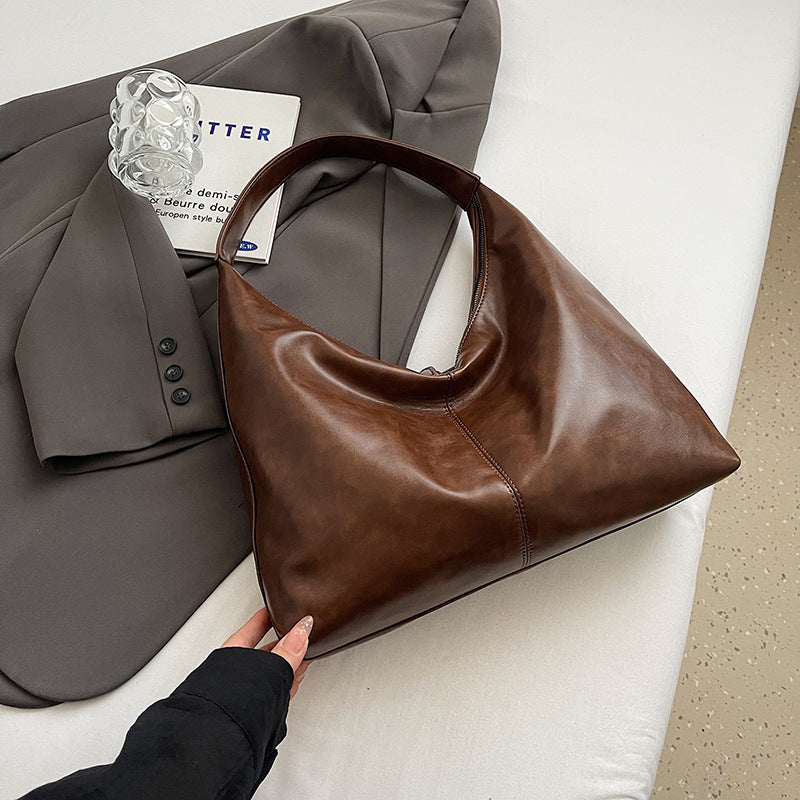 Women's Large Capacity Commuter Retro One Shopping Shoulder Bags