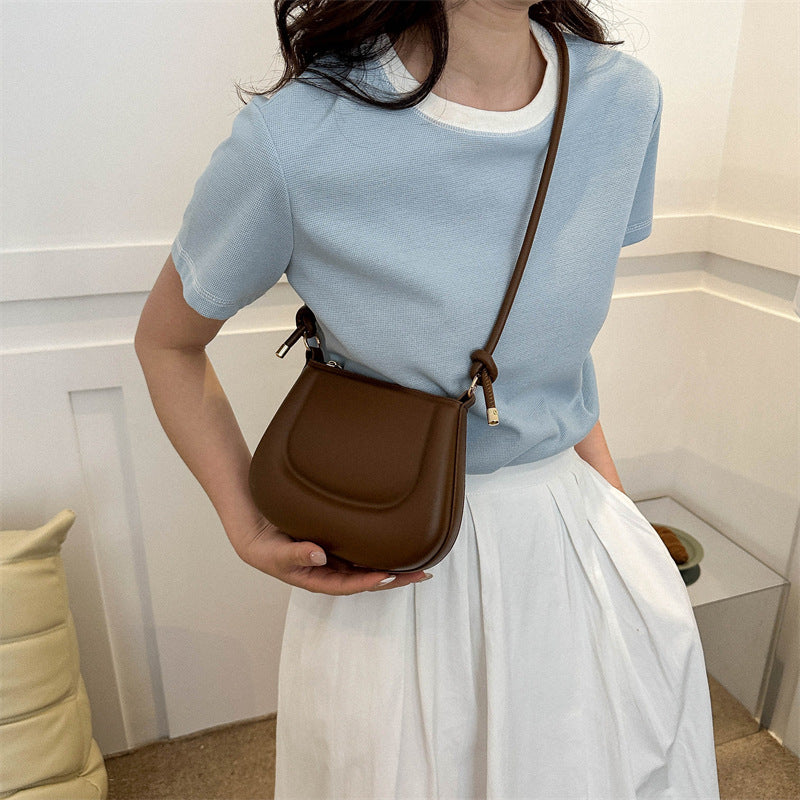 Women's Simple Fashion Today Popular Style Textured Shoulder Bags