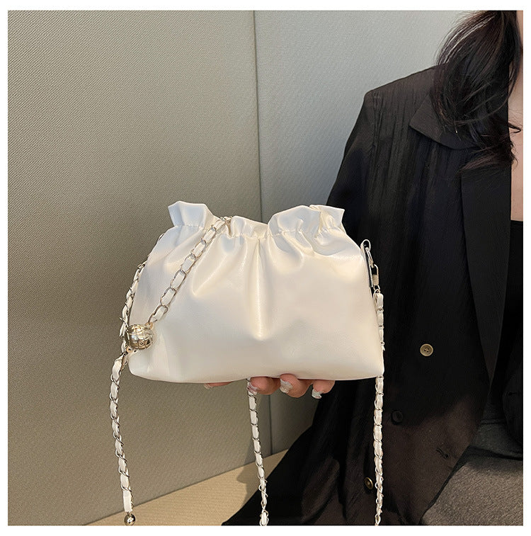 Women's Advanced Texture Chain Niche Western Style Shoulder Bags