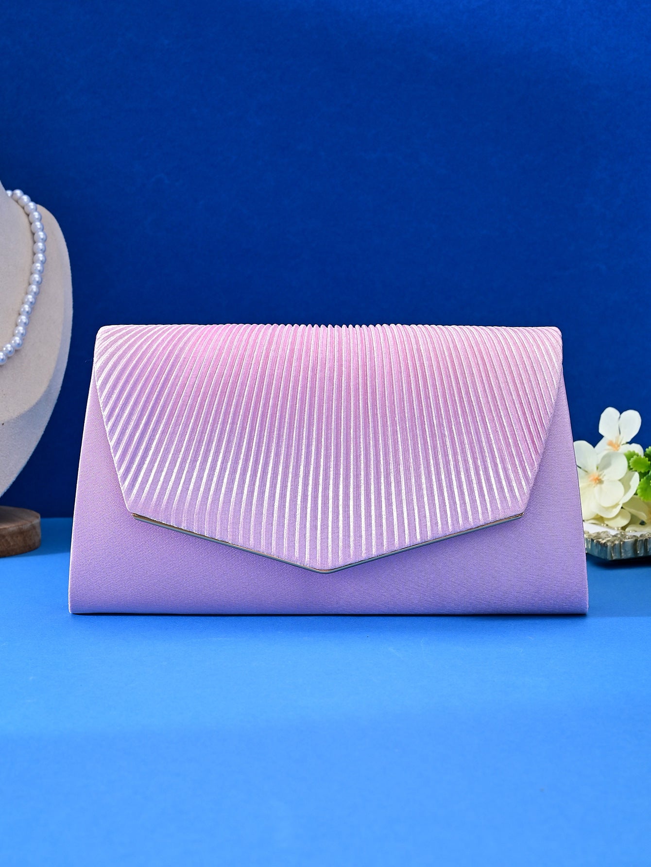 Silk Texture Pleated Dinner Simple Fashion Bags