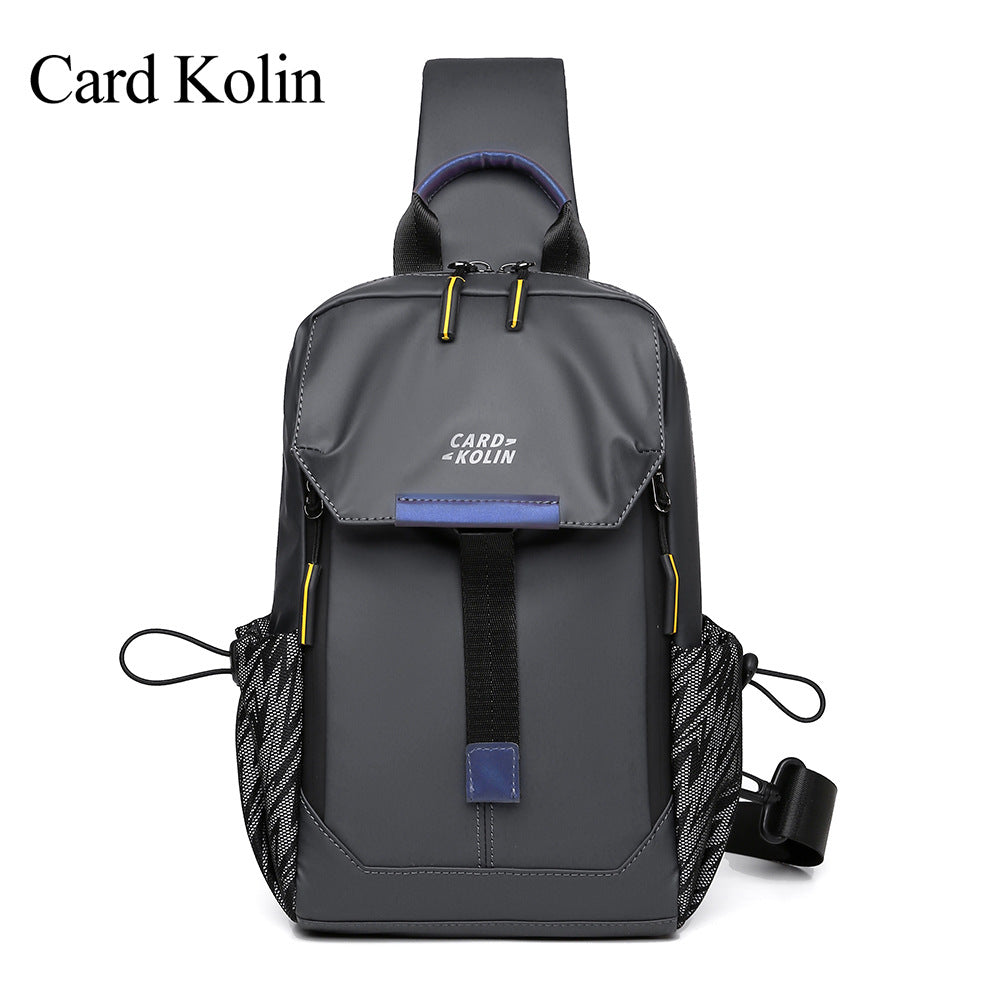 Men's Waterproof Large Capacity Korean Style Fashion Men's Chest Bags