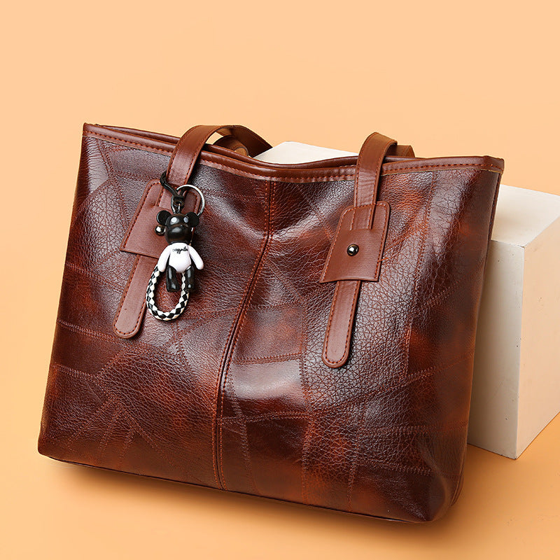 Women's Large Capacity Korean Trendy Portable Commuter Shoulder Bags