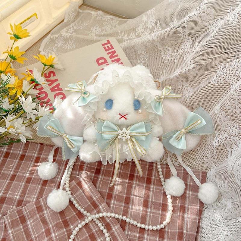 Lolita Rabbit Handmade Lop Eared Doll Crossbody Bags