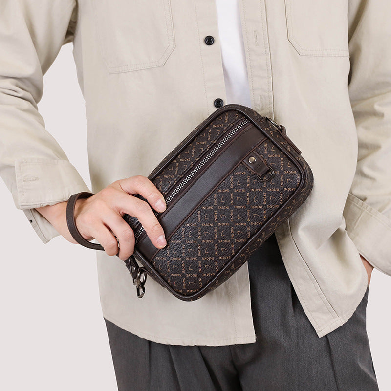 Men's Classic Clutch Fashion Trendy Mobile Men's Messenger Bags